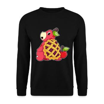 Turtle Apple - Unisex Sweatshirt - black - Front - Alina (178cm) & Michal (187cm)