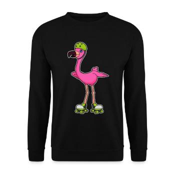 Patins à roulettes Flamingo - Sweat-shirt Unisexe - noir - Devant - Alina (178cm) & Michal (187cm)