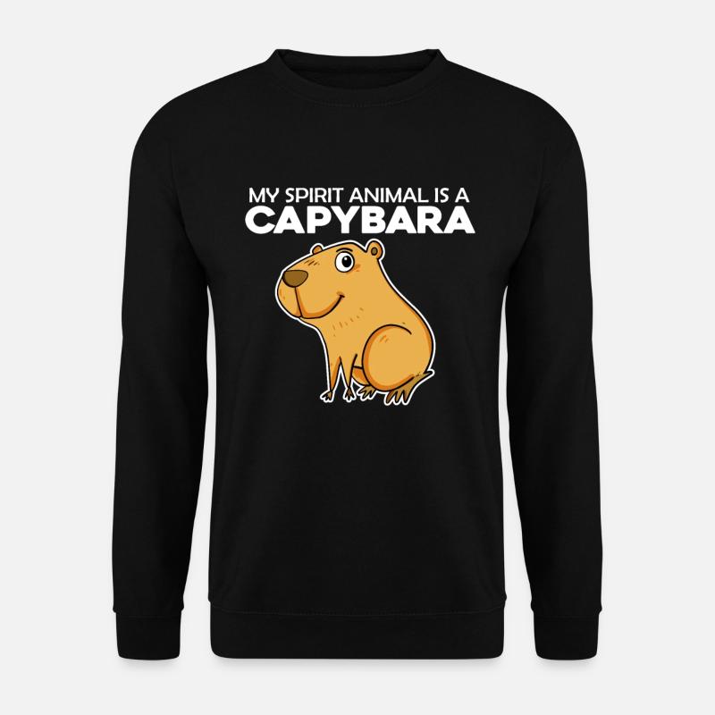 Capybara Wasserschwein - Sweat-shirt Unisexe - noir