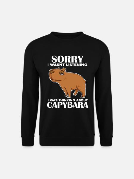 Capybara Capybara Gift - Unisex Sweatshirt - black