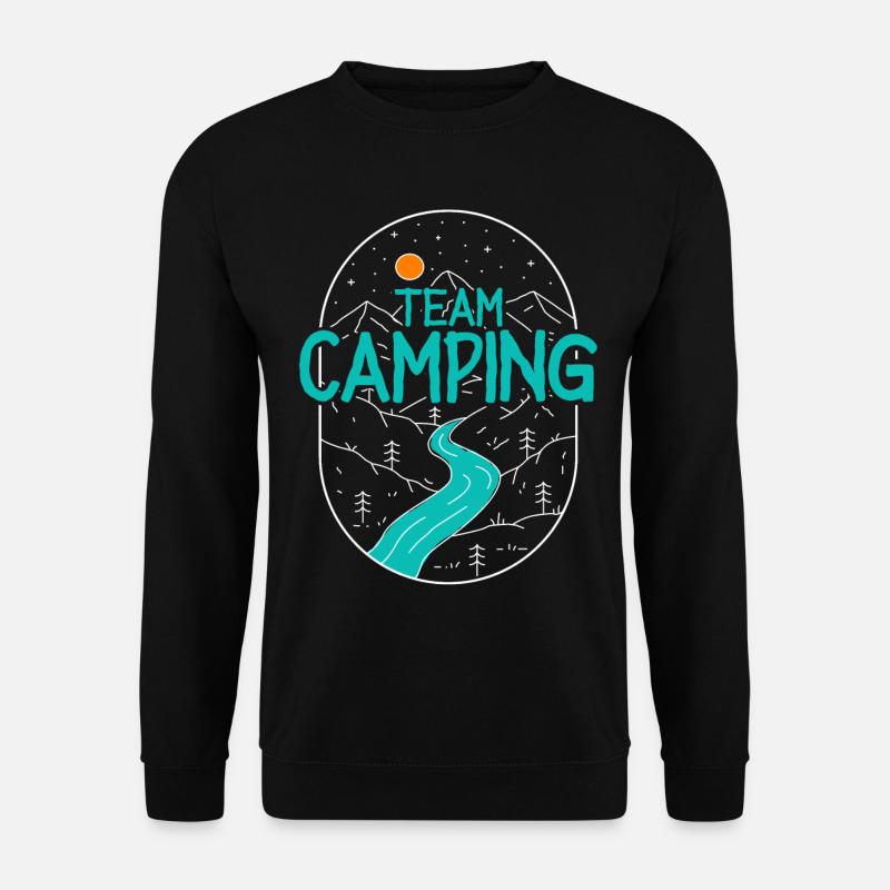 Camping Camper Campen Team - Unisex Sweatshirt - black