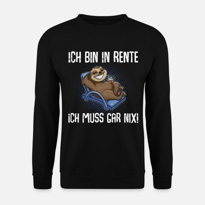 Rentner - Unisex Pullover - Schwarz