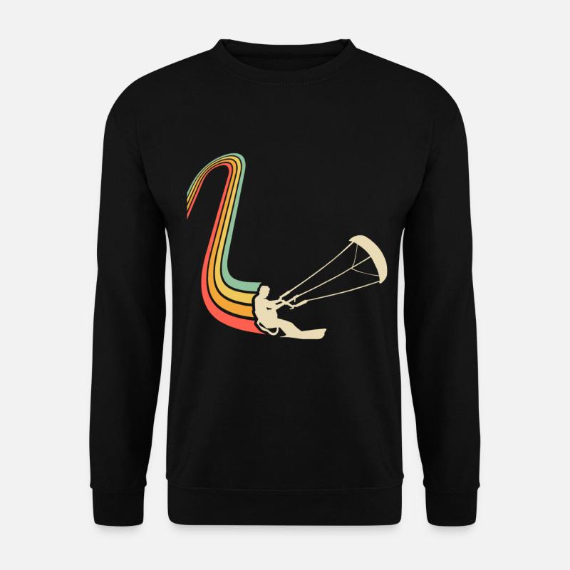 Kitesurfen Kitesurf Kitesurfer Kiteboard - Unisex Sweatshirt - black