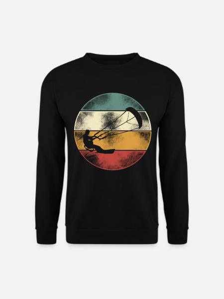 Kitesurfen Kitesurf Kitesurfer Kiteboard - Unisex Sweatshirt - black