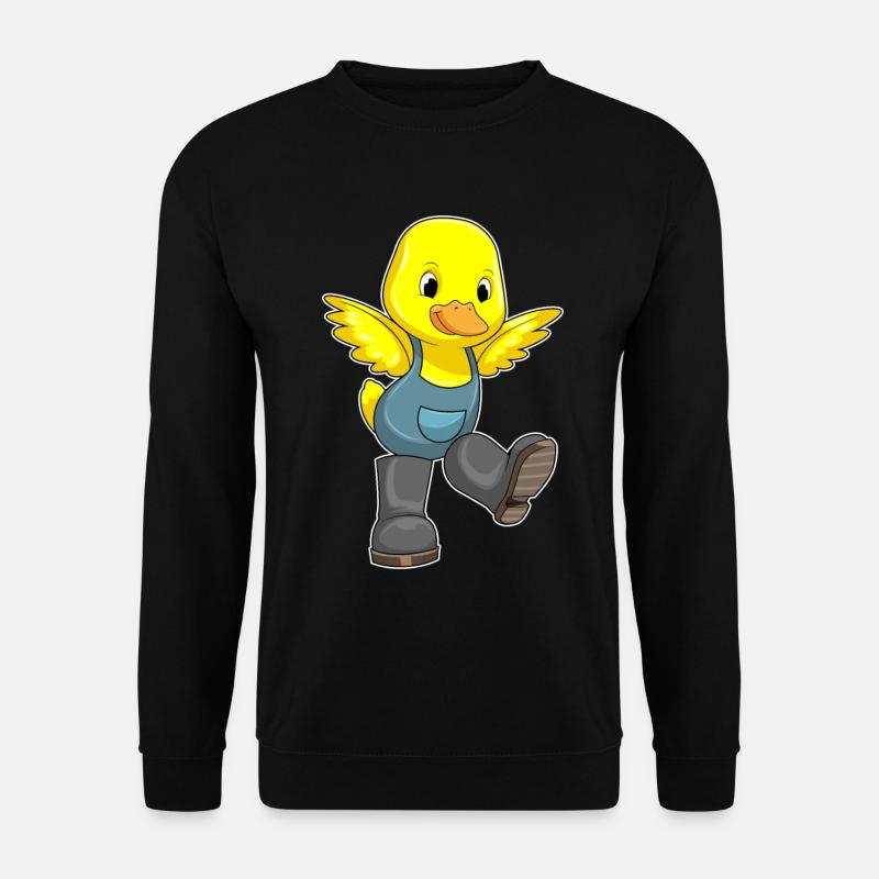 Duck Farmer Farm - Unisex Sweatshirt - black