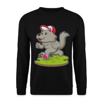 Jogging canin sport de jogging - Sweat-shirt Unisexe - noir - Devant - Alina (178cm) & Michal (187cm)