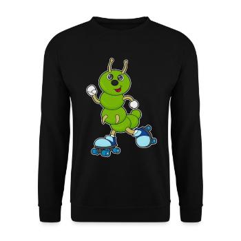 Patins à roulettes Caterpillar - Sweat-shirt Unisexe - noir - Devant - Alina (178cm) & Michal (187cm)