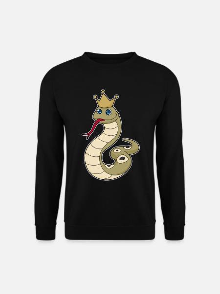 Snake Crown - Unisex Sweatshirt - black