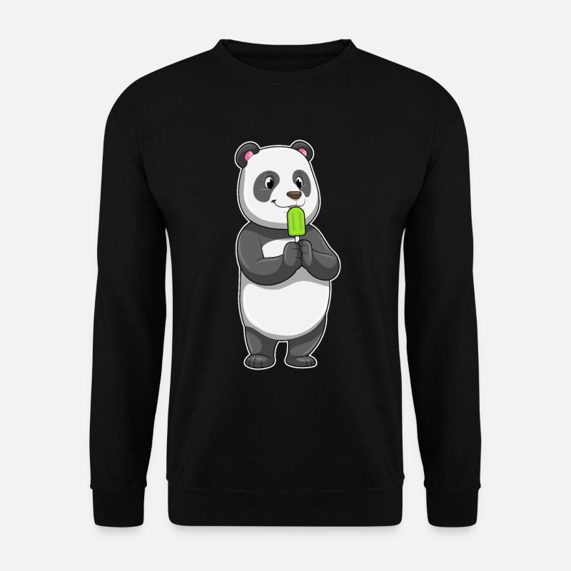 Panda Popsicles - Unisex Sweatshirt - black