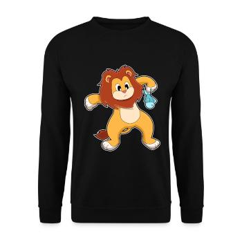 Lion Fish - Sweat-shirt Unisexe - noir - Devant - Alina (178cm) & Michal (187cm)