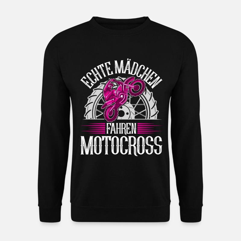 Motocross - Unisex Pullover - Schwarz