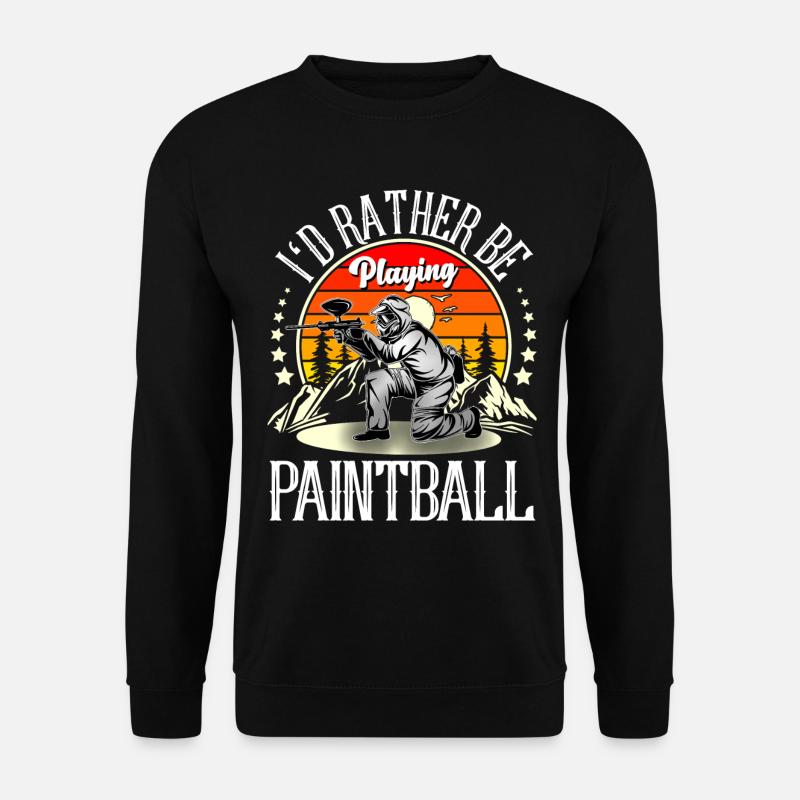 Paintball - Unisex Pullover - Schwarz