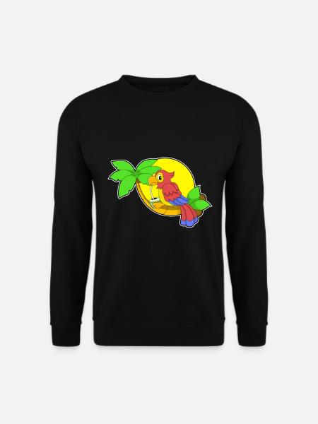 Parrot Coconut - Unisex Sweatshirt - black