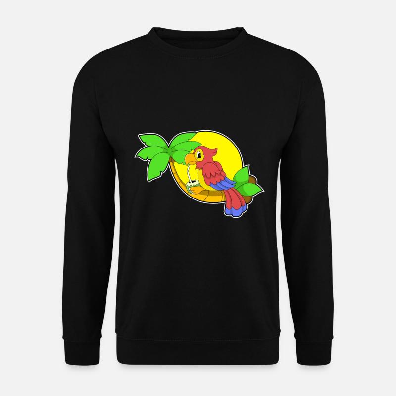 Parrot Coconut - Unisex Sweatshirt - black