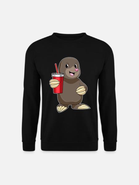 Mole cup to go - Unisex Sweatshirt - black