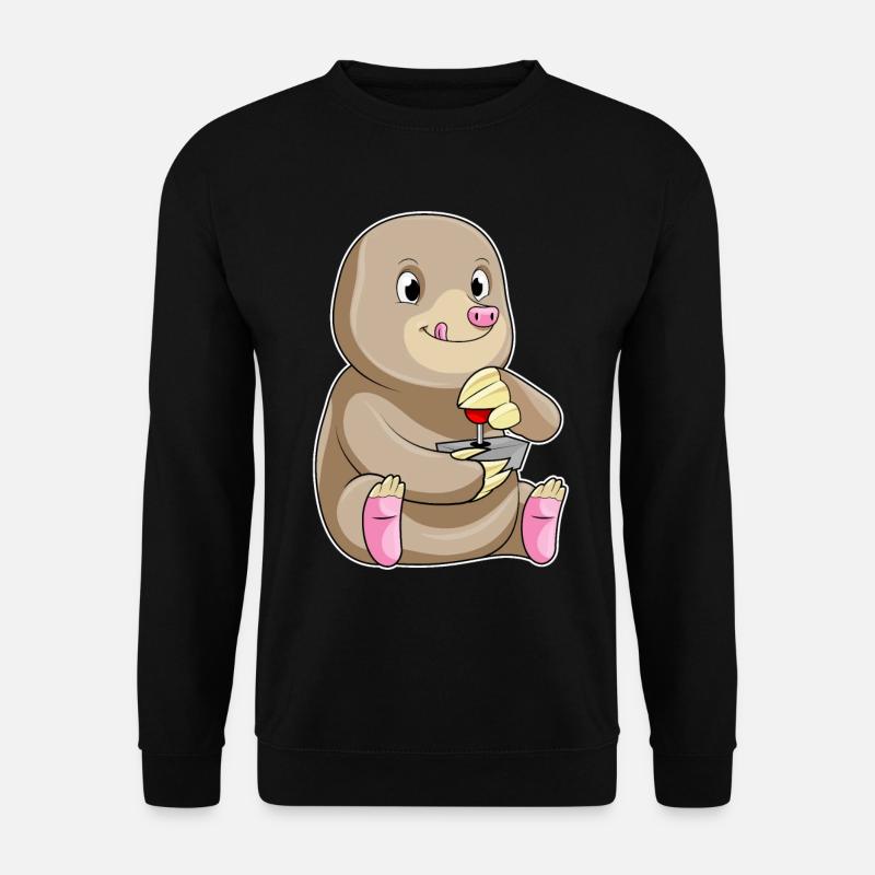 Mole Gamer Joystick - Unisex Sweatshirt - black