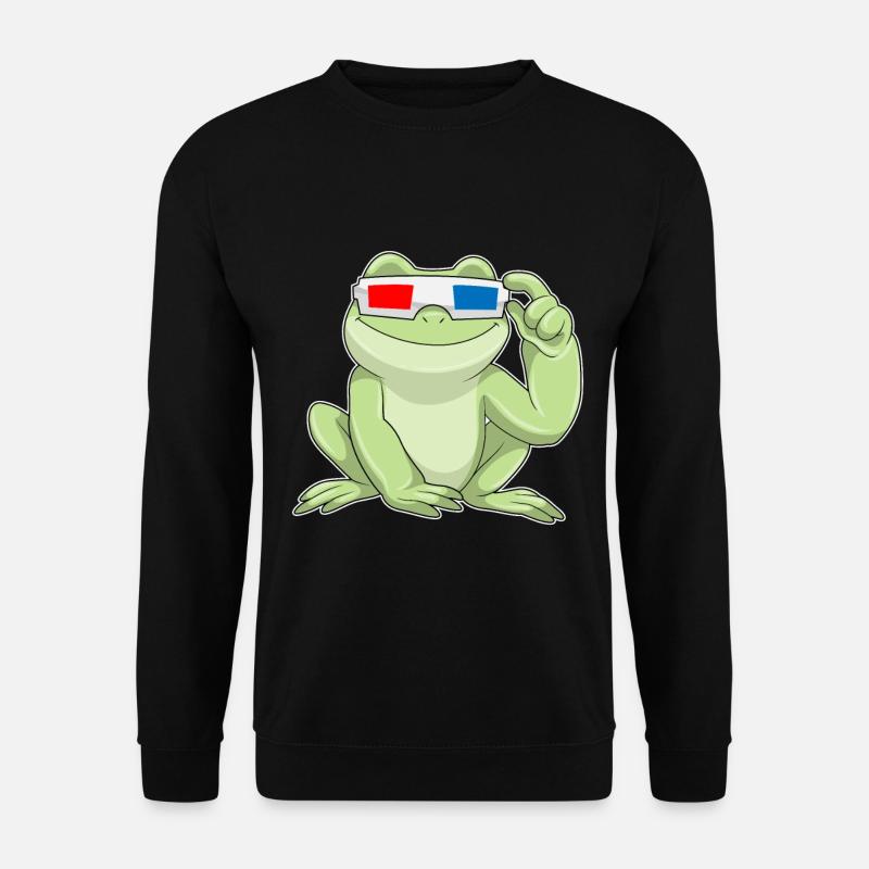 Frog Glasses - Unisex Sweatshirt - black
