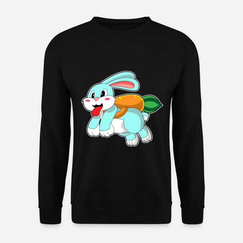 Rabbit Carrot - Unisex Sweatshirt - black