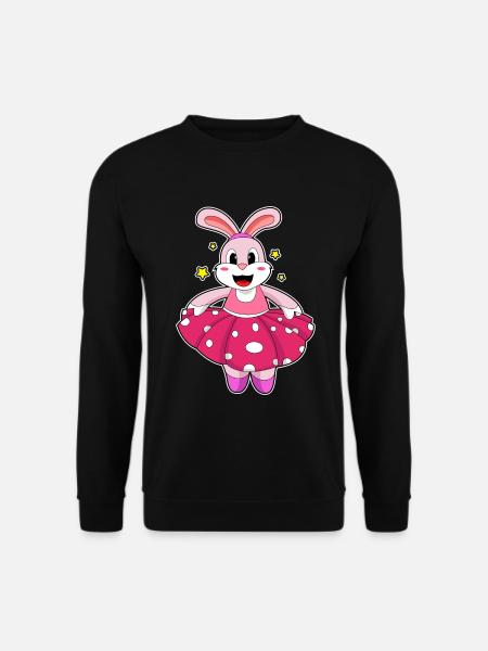 Bunny Ballerina Ballet Dance - Unisex Sweatshirt - black