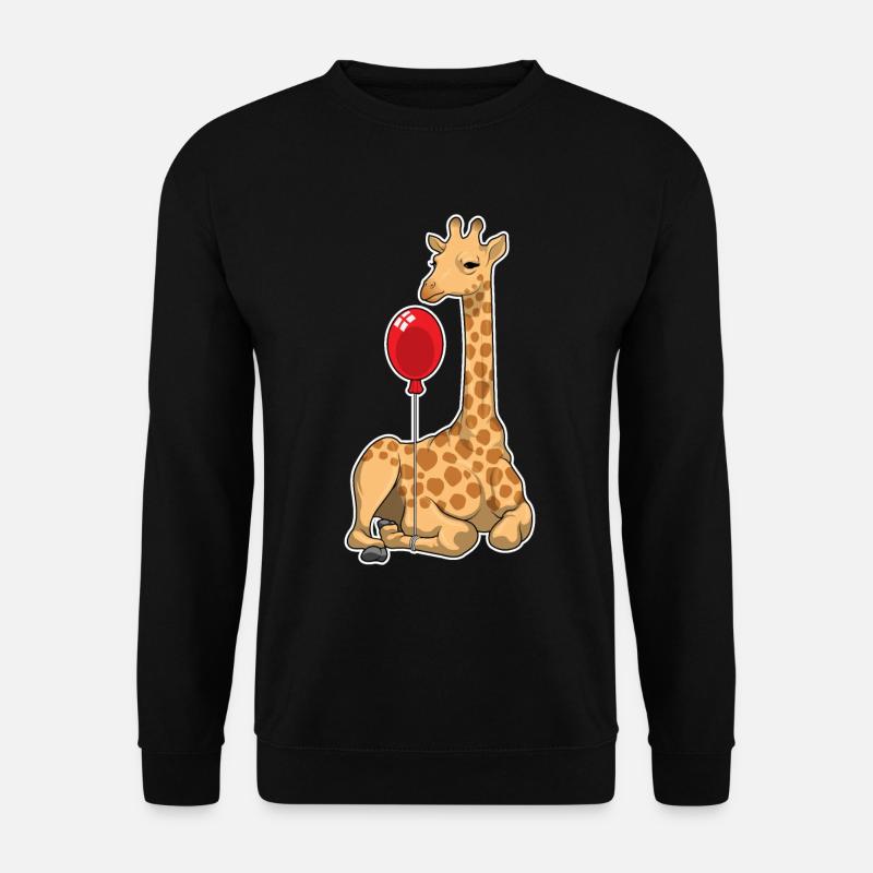 Ballon girafe - Sweat-shirt Unisexe - noir