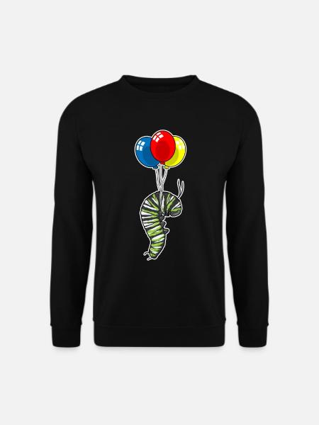 Caterpillar Balloon - Unisex Sweatshirt - black