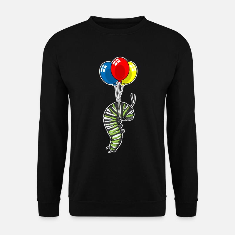 Caterpillar Balloon - Unisex Sweatshirt - black