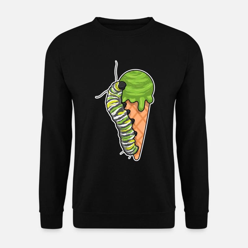 Raupe Waffeleis - Unisex Sweatshirt - black