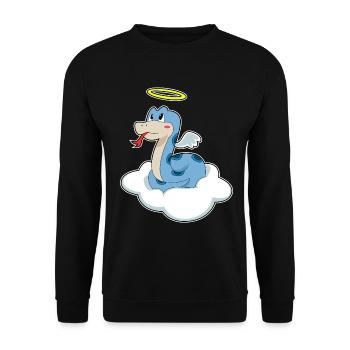 Nuage de serpent - Sweat-shirt Unisexe - noir - Devant - Alina (178cm) & Michal (187cm)