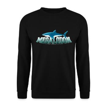 Megalodon Hunter - Requin Megalodon - Sweat-shirt Unisexe - noir - Devant - Alina (178cm) & Michal (187cm)