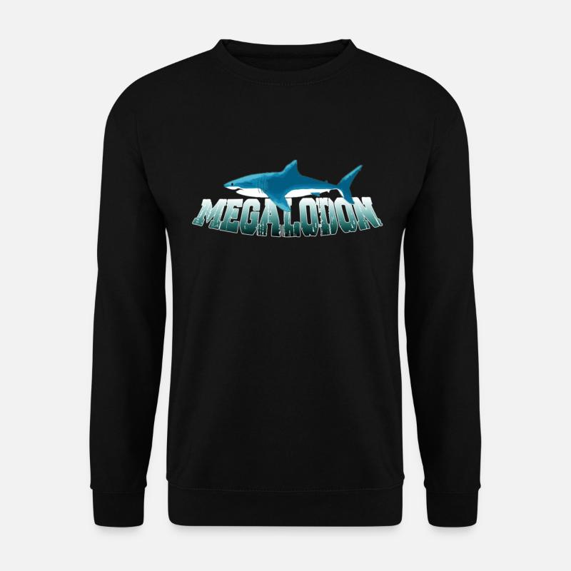 Megalodon Hunter - Megalodon Shark - Unisex Sweatshirt - black