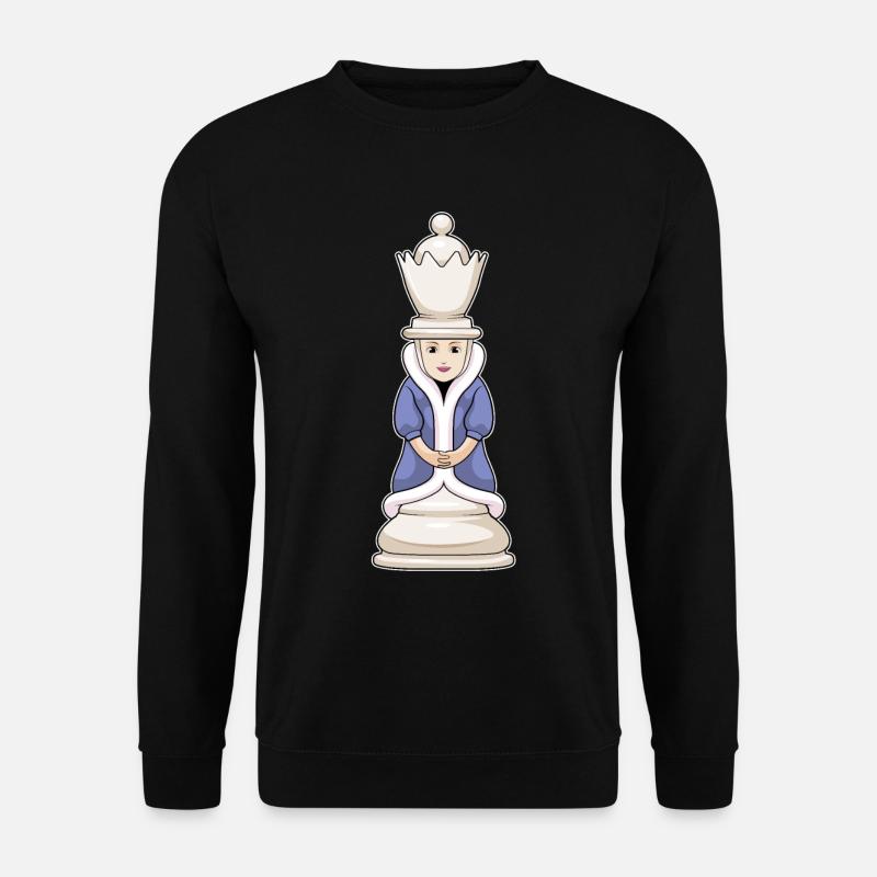 Pièce d’échecs Queen Chess - Sweat-shirt Unisexe - noir