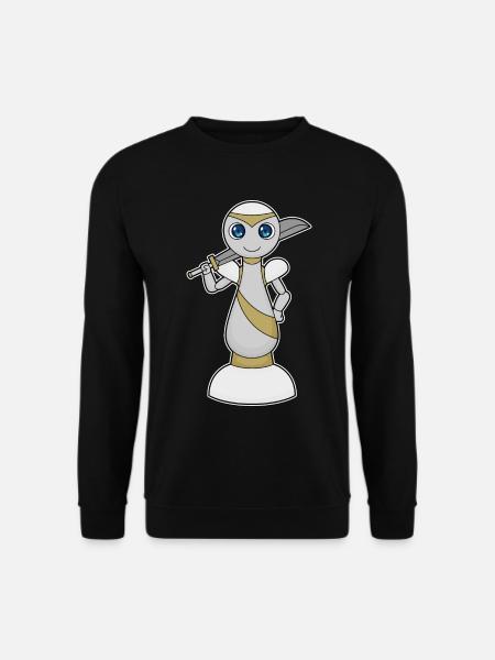 Chess piece pawn chess - Unisex Sweatshirt - black