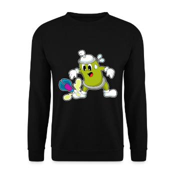 Eisspray Dart Dartpfeil - Unisex Pullover - Schwarz - Vorne - Alina (178cm) & Michal (187cm)
