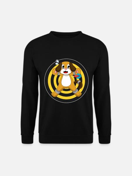 Dog Dart Dart Dartboard - Unisex Sweatshirt - black