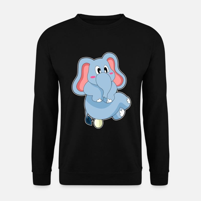 Elefant Ei - Unisex Pullover - Schwarz