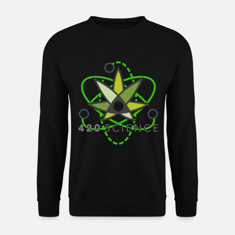 Cannabis Science Weed Weed Weed Weeds - Unisex Sweatshirt - black