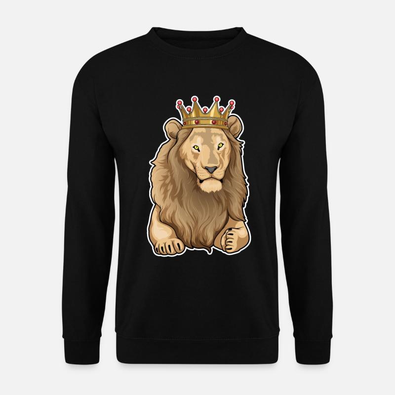 Couronne du Roi Lion - Sweat-shirt Unisexe - noir