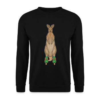 Patins en ligne Kangaroo Patins en ligne - Sweat-shirt Unisexe - noir - Devant - Alina (178cm) & Michal (187cm)