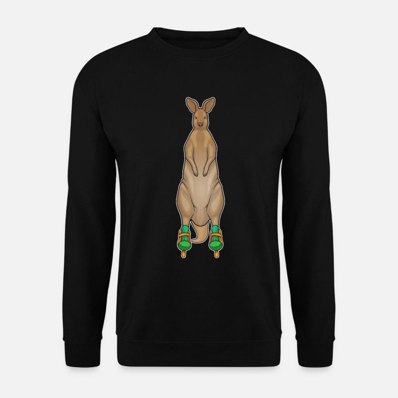 Känguru Inline skating Inline skates - Unisex Pullover - Schwarz