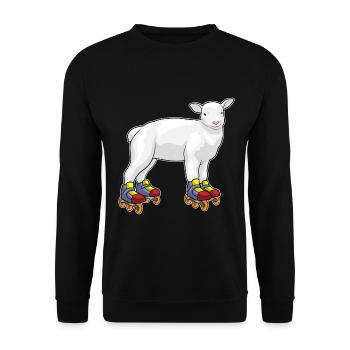 Patins en ligne Lamm Patins en ligne - Sweat-shirt Unisexe - noir - Devant - Alina (178cm) & Michal (187cm)