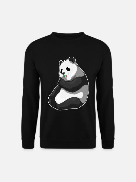 Panda lollipop - Unisex Sweatshirt - black
