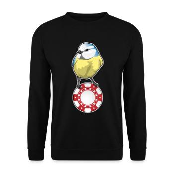 Vogel Poker Jetons de Poker - Sweat-shirt Unisexe - noir - Devant - Alina (178cm) & Michal (187cm)