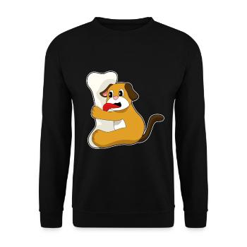 Os de chien - Sweat-shirt Unisexe - noir - Devant - Alina (178cm) & Michal (187cm)
