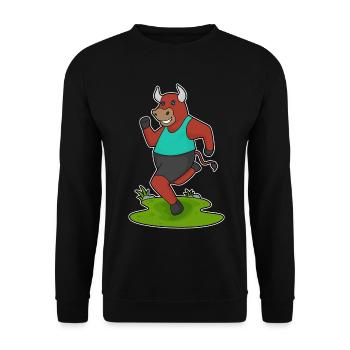 Jogging Taurus Sports de jogging - Sweat-shirt Unisexe - noir - Devant - Alina (178cm) & Michal (187cm)