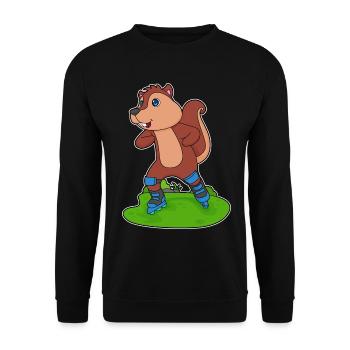 Patins en ligne Squirrel Patins en ligne - Sweat-shirt Unisexe - noir - Devant - Alina (178cm) & Michal (187cm)