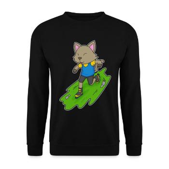 Patins en ligne Cat Patins en ligne - Sweat-shirt Unisexe - noir - Devant - Alina (178cm) & Michal (187cm)