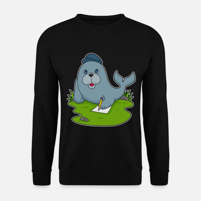 Papier crayon scellé - Sweat-shirt Unisexe - noir
