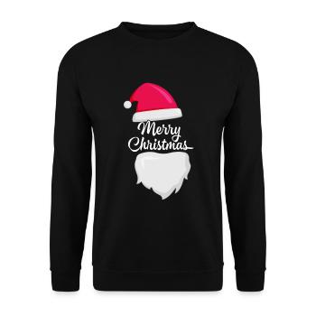Weihnachten Weihnachten Weihnachten Weihnachten - Unisex Pullover - Schwarz - Vorne - Alina (178cm) & Michal (187cm)