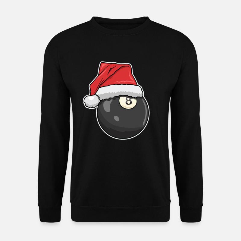 Billard de Noël - Sweat-shirt Unisexe - noir