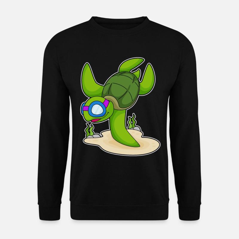 Lunettes Turtle Diver - Sweat-shirt Unisexe - noir